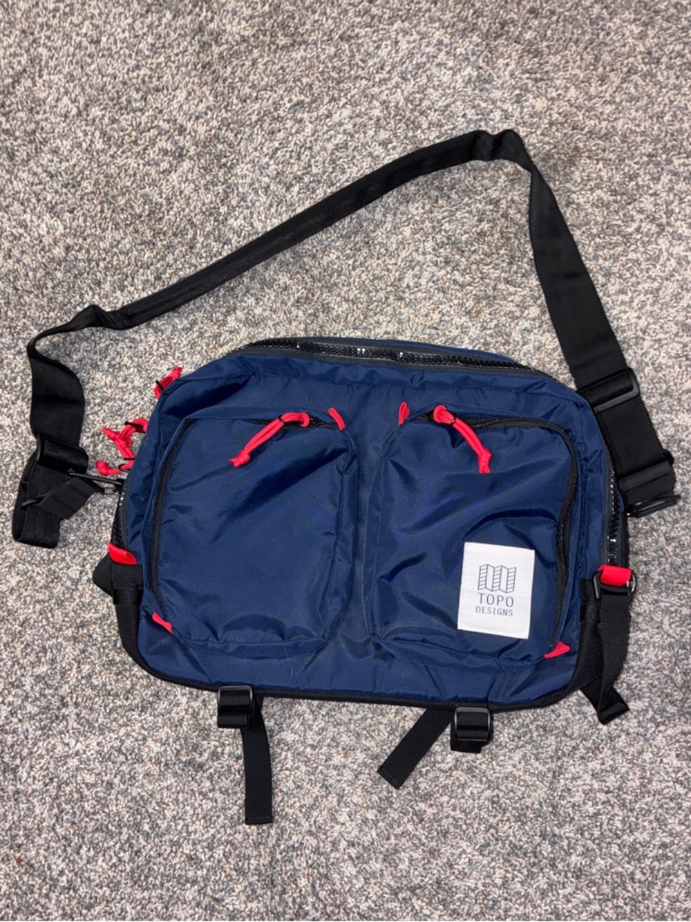 Topo Designs Global Briefcase 14L Backpack Bag Navy
